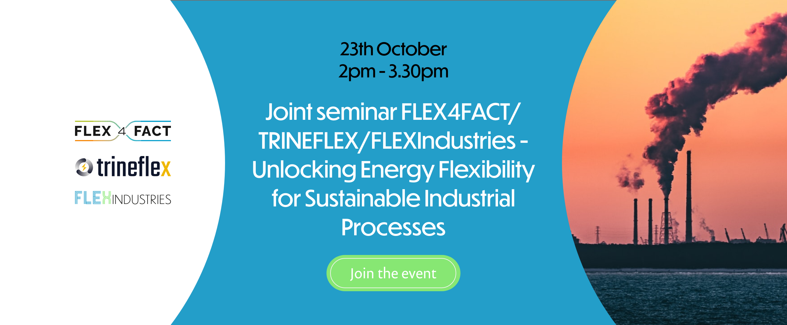 Unlocking Energy Flexibility for Sustainable Industrial Processes – Joint Webinar